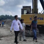 Inspektorat Hendra Aswara Tinjau Langsung Fisik Pekerjaan Lanjutan Bendungan Sungai Kuranji Hilir 