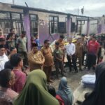 Musibah Kebakaran Lubuk Alung Hanguskan 5 Rumah, Bupati Padang Pariaman Turut Berduka