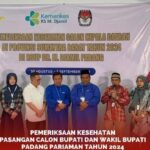 Lengkapi Proses Tahapan Pilkada 2024, Pasangan Suhatri Bur Jalani Kesehatan di RSUD M.Jamil Padang